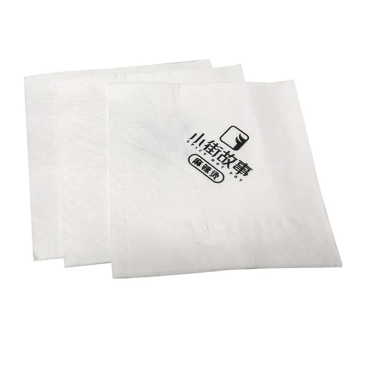 Hot Sale High Quality Custom Printed Dinner Napkin Tissue logo custom cocktail napkins