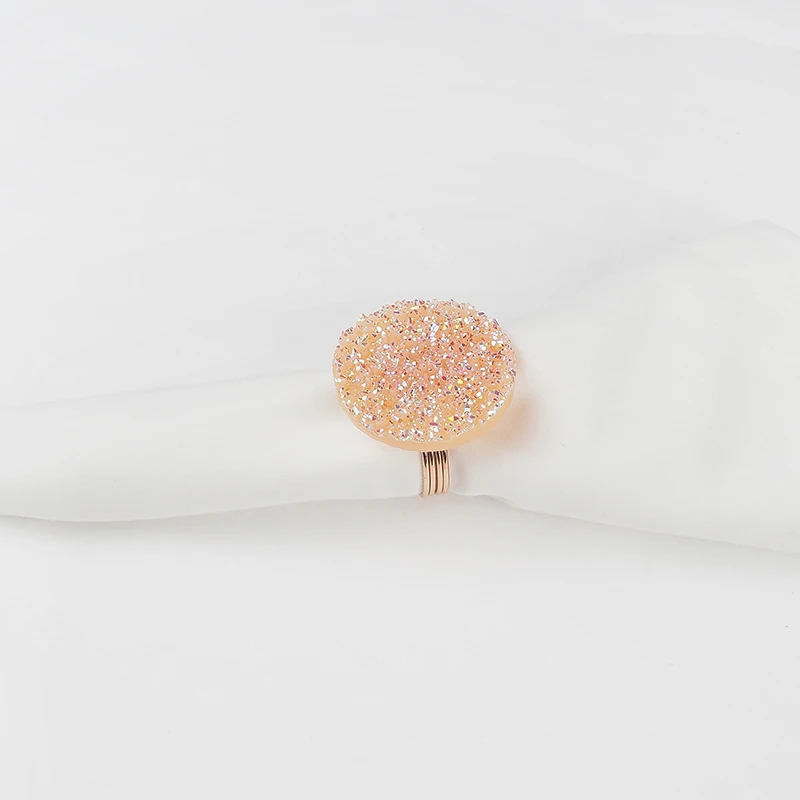 Новые китайские товары, акриловый Золотой и Серебряный держатель для салфеток для украшения свадебного стола