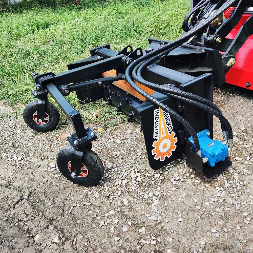 Mini Skid Steer  Attachment Soil Conditioner High Flow Fittings for Agriculture