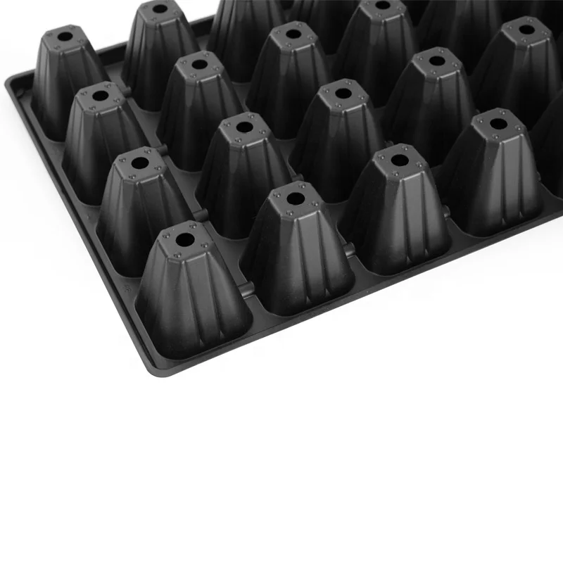 PET Material Irrigation Seed Trays With 72cells 105cells 128cells 168cells 200cells 288cells