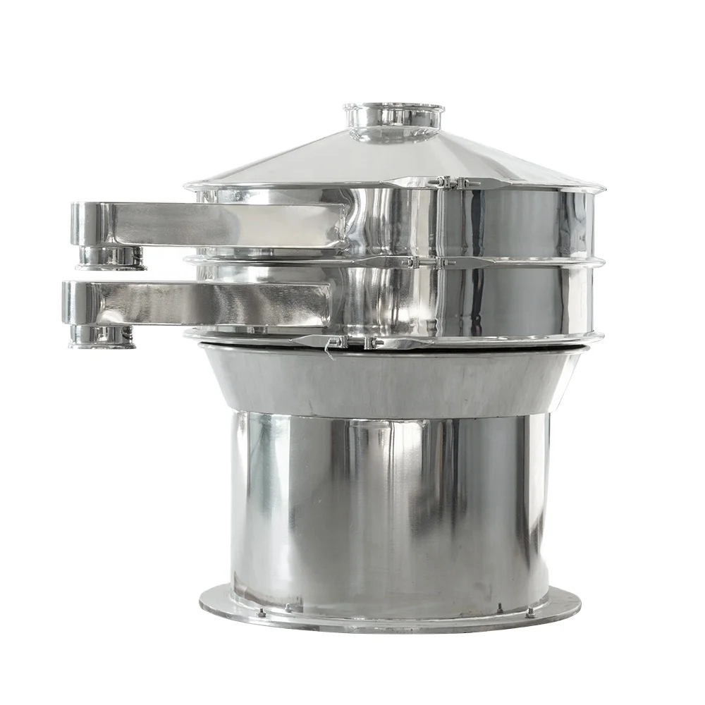 High sieving efficiency ultrasonic fish meal vibrating screening machine