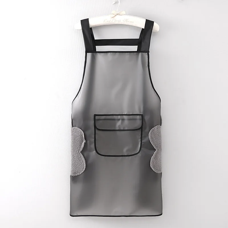 Barista Restaurant Denim Apron For Men Cooking Chef BBQ Jean Aprons Customized Bar Bartender Apron