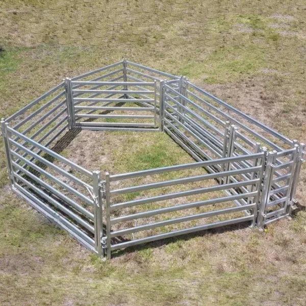 Hot dip galvanizaed Sheep yard mesh sheep and goat panels /alpaca rail fence with high quality sheep corral panels