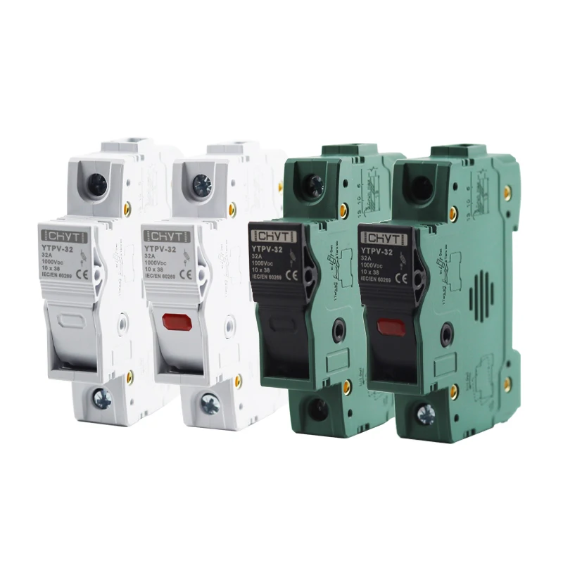 YTPV-32 солнечной энергии 1000 В пластиковый держатель предохранителя 20А предохранители постоянного тока