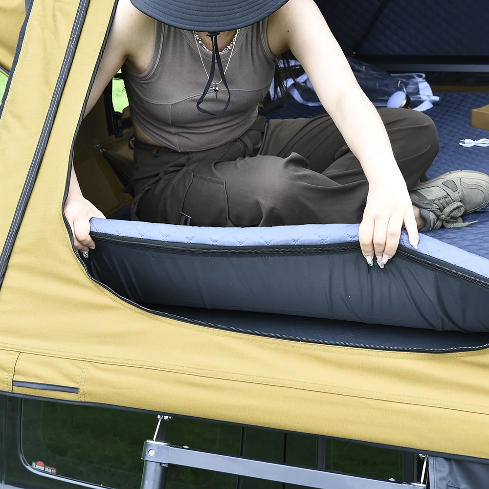 2 Outdoor 4 People 3 Waterproof Portable Tents Box Car Roof Top Camping Hardshell Rooftop for Jeep SUV Suzuki