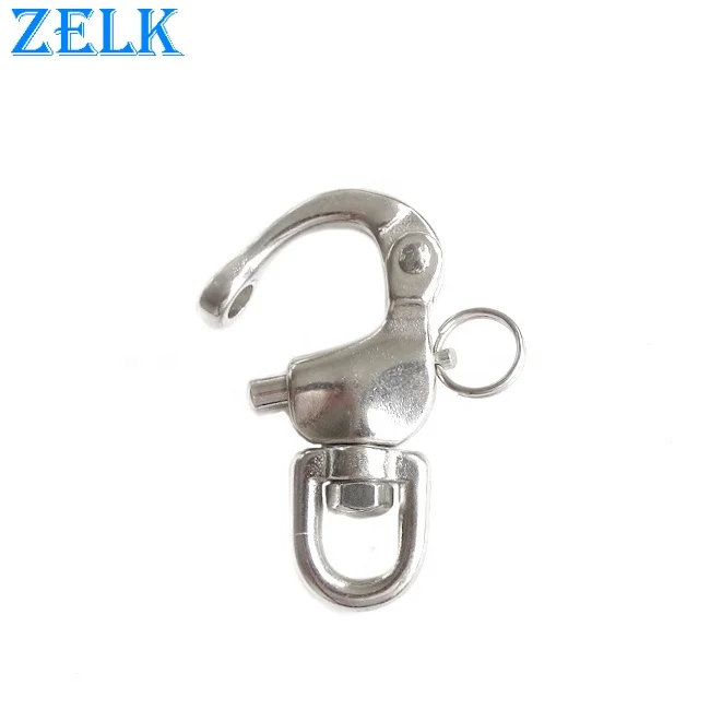 Marine Hardware High Polished Stainless Steel Eye Swivel Snap Shackle