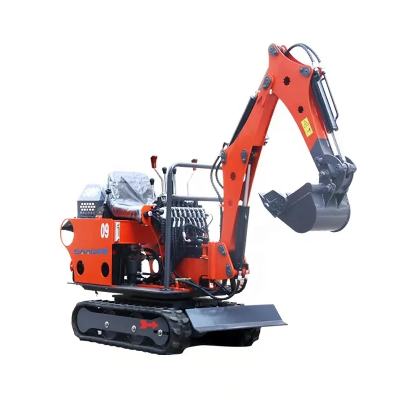 Hot Sale Wholesale Smallest Earth-Moving Machinery Towable Backhoe Loader Retro 1Ton mini crawler excavator