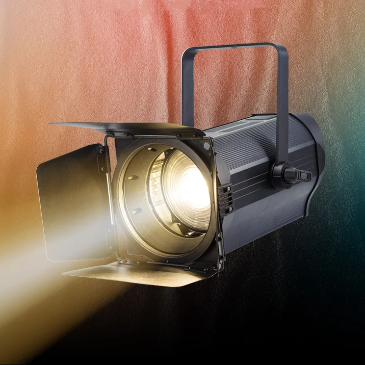 Adjusted Auto DMX Control Led Studio Fresnel Light Profile Spot Light Zoom Spotlight For Theater Concert Stage Lights