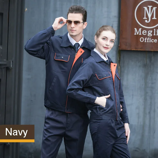 Professional manufacturer custom unisex workers 100% cotton workwear uniform