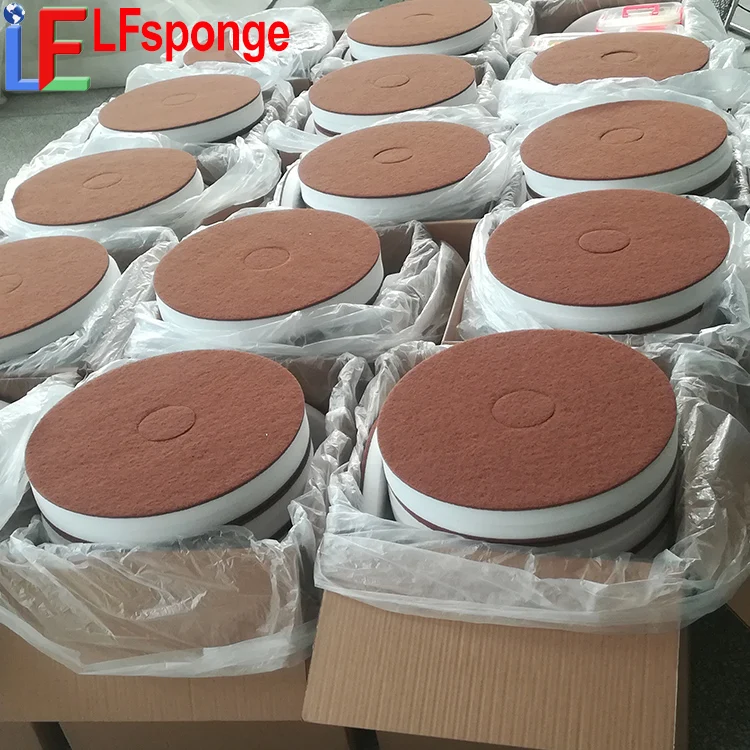 industrial and Commercial Floor Cleaning Equipment  Disc Melamine Sponge Pad for Floor Machine Tiles Cleaning Magic sponge