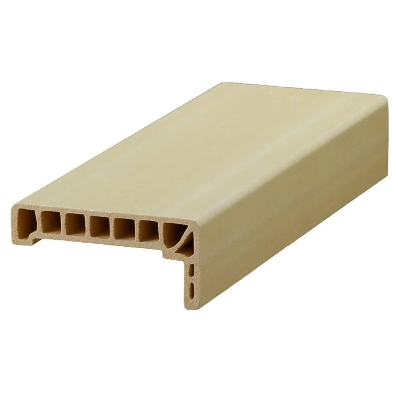 Customized High Quality Environmental Waterproof Gold Solid Modern Wood WPC Door Frame