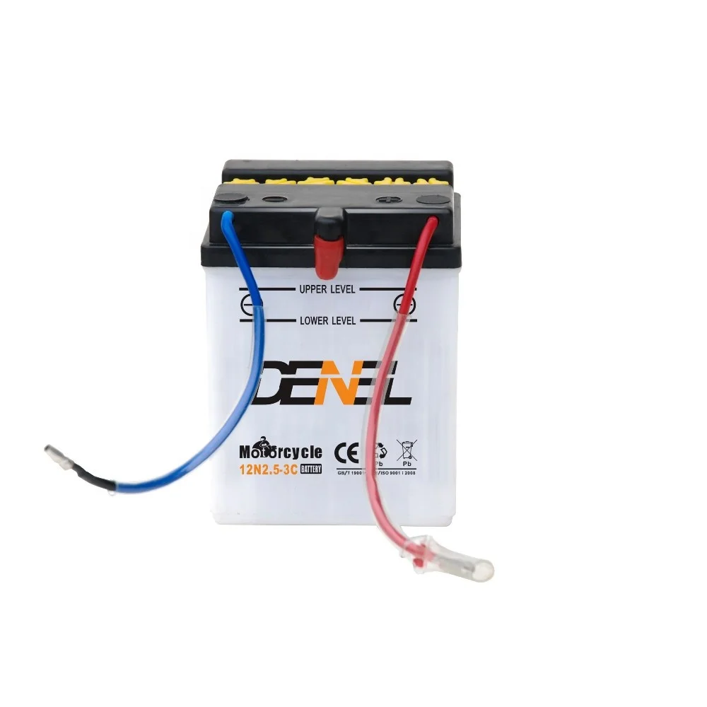 Liyang 4l аккумулятор мотоцикла 12v 2ah 12N2.5-3C jincheng сухое заряжение с свинцово-кислотная платные АКБ для мотоциклов