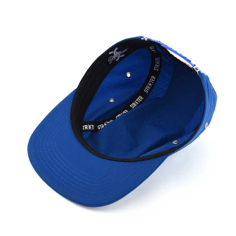 Wholesale Waterproof Outdoor Five Panel Sport Camper Cap Running 5 Panel Duckbill Hat Quick Dry Nylon Camp Cap