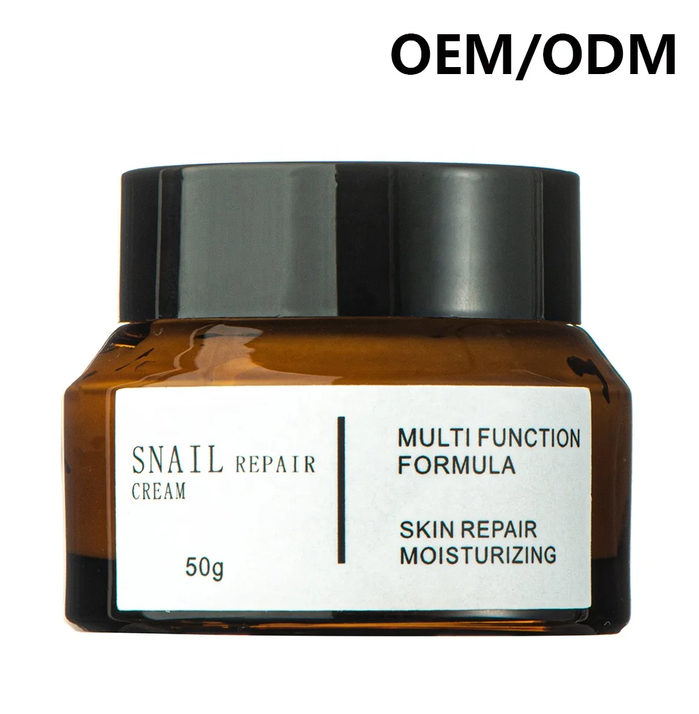 Private label collagen anti age snail facial cream