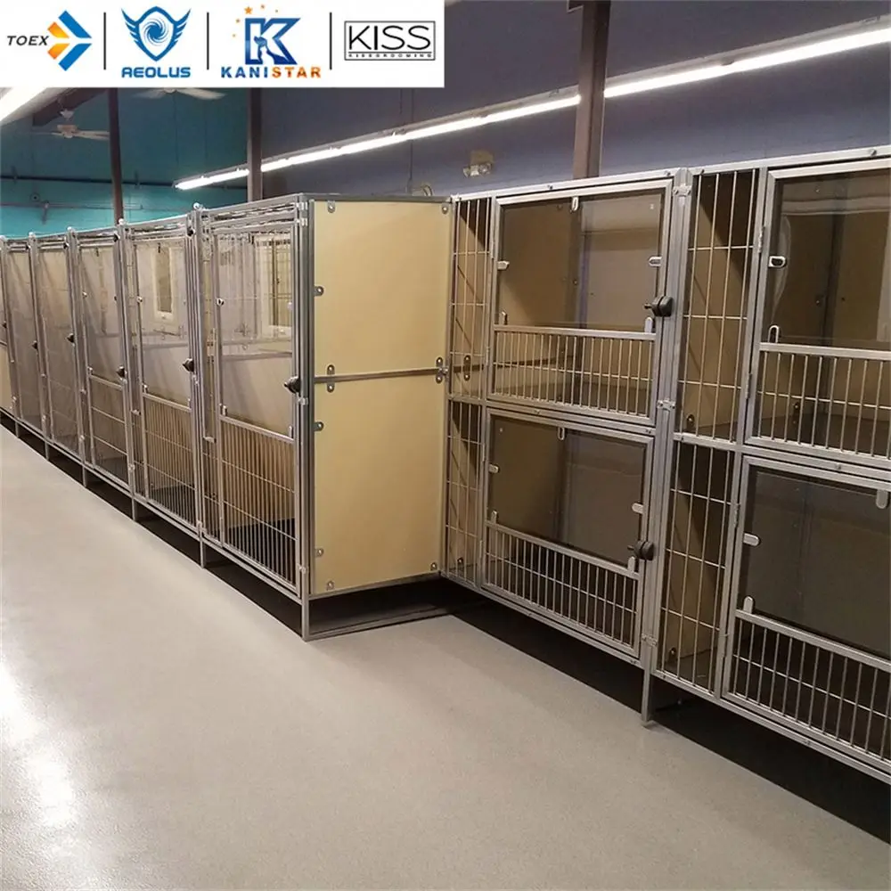 New Walk In Dog Kennel Large Outdoor Boarding Kennels Heavy Duty Dog Run Animal Shelter