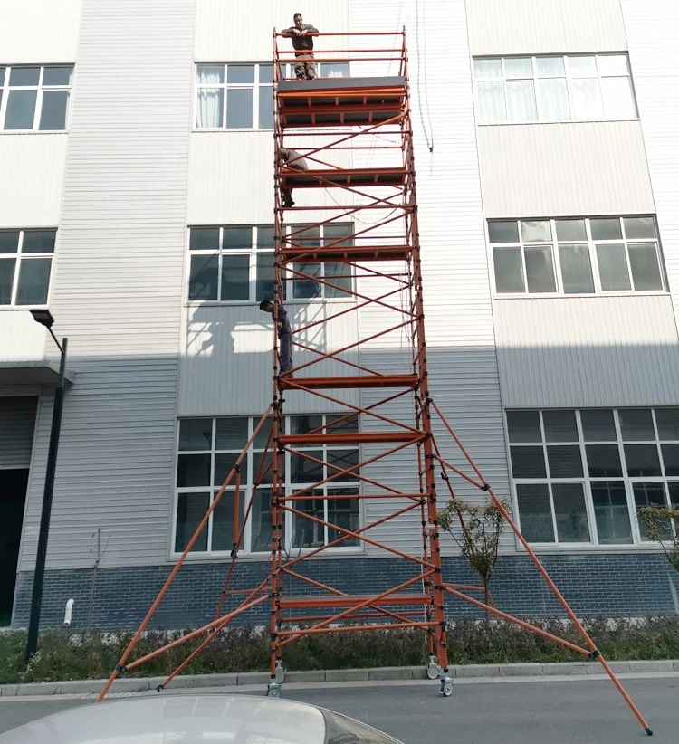Fiberglass portable scaffold