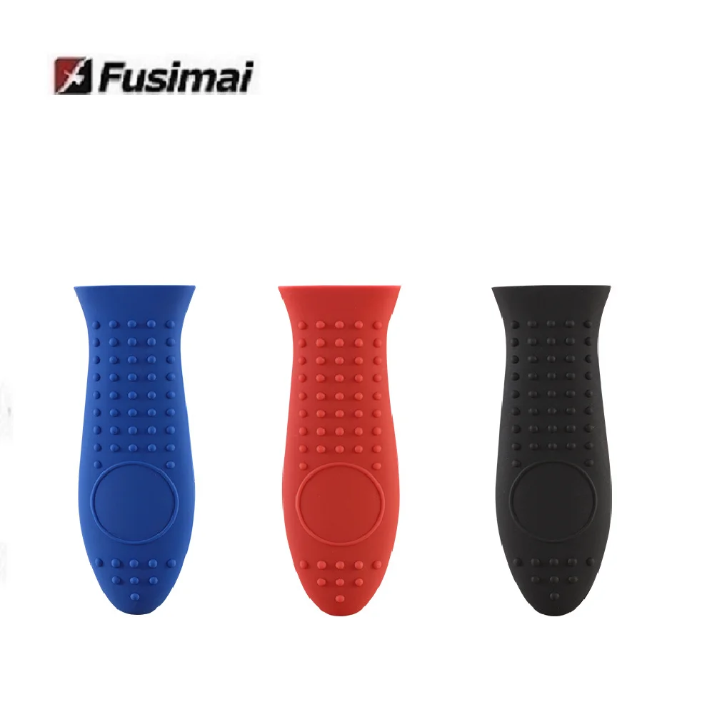 Fusimai Heat Insulation Covers Thickened New Silicone Insulated Pan Handle Sleeve
