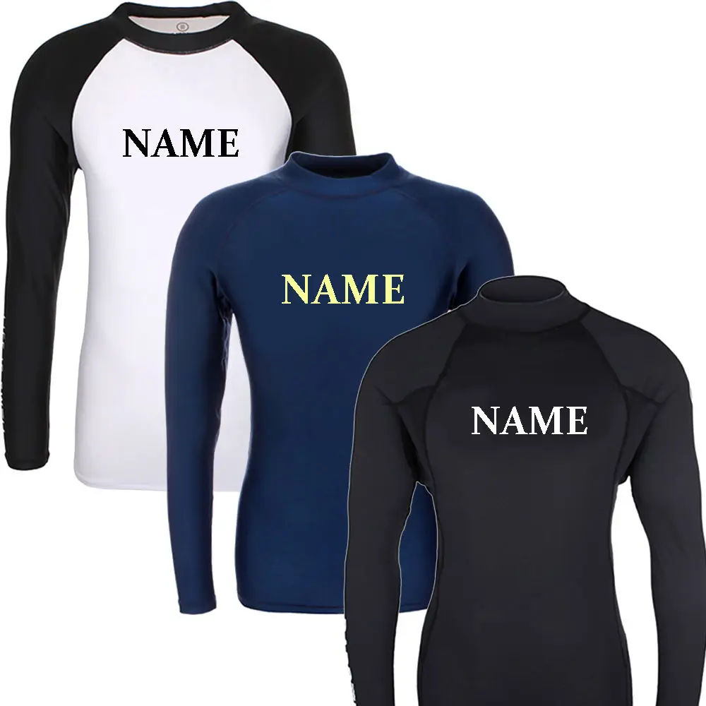 Upf 50 Sublimation Print Swimsuit Long Sleeve Quick Dry Printed Swimming Suit Bjj