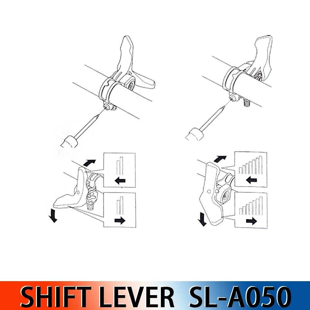 TOURNEY SL-A050 левой и правой стороны A050-LB A050-RA индекса сдвига Ручка 2x7 скоростей, руль для шоссейного велосипеда, руль поддержка