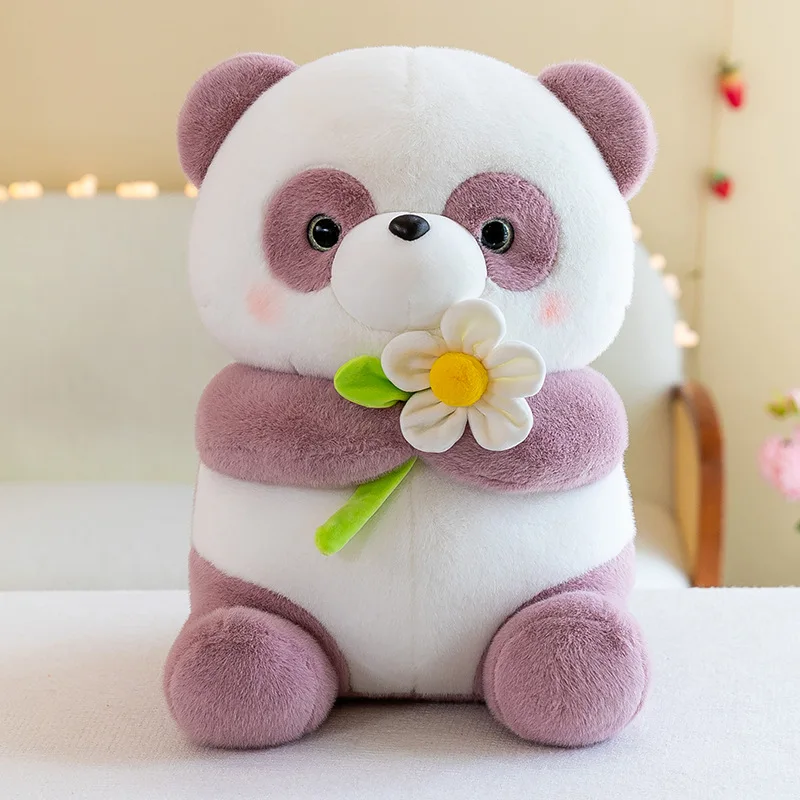 Wholesale Hot Selling Cute Simulation Soft Panda Stuffed Animal Plush Toys for Zoo Souvenir Gifts