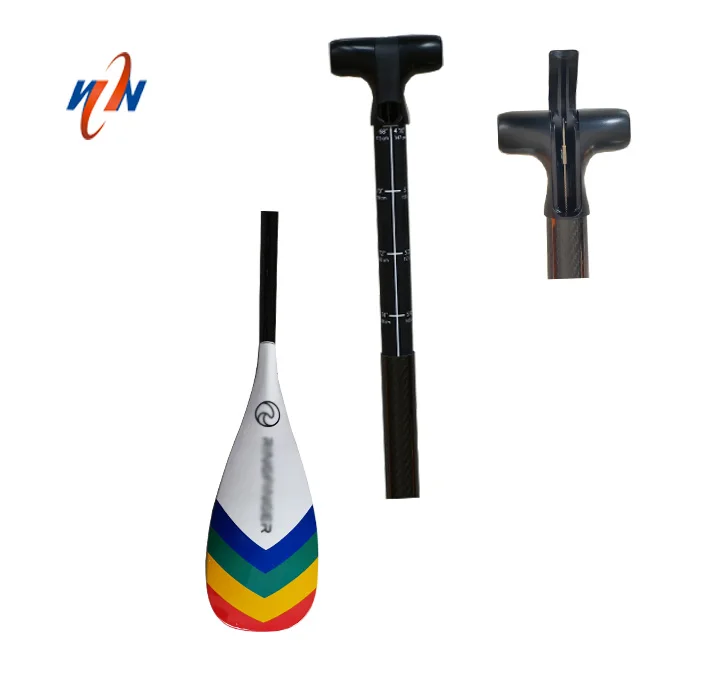 wholesale Carbon fiber adjustable  kayak paddle   SUP paddle  winding paddle  kingpaddle