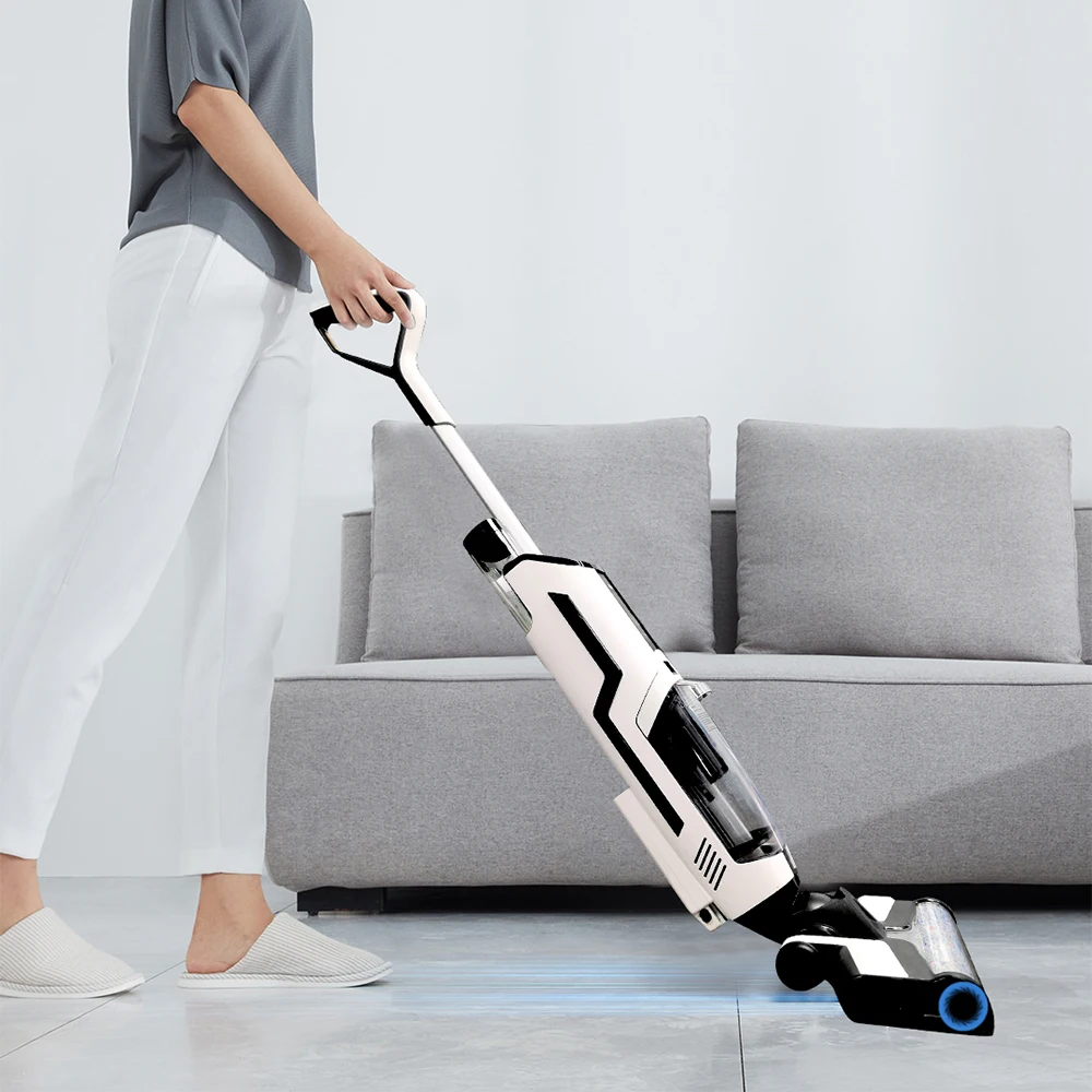 2021 Oem Wet And Dry Floor Vacuum Cleaner Rechargeable Carpet Vacuum Cleaner Floor Washer Wet Mop F1