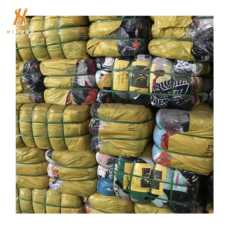 HISSEN Whole Where to Find Container Full Used Preloved to Buy Bales American in Ecuador Bale of Clothes From Korea