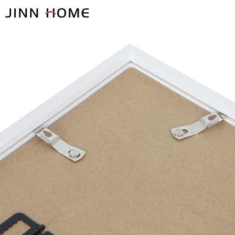 Jinn Home 30x40 белая деревянная фоторамка матовая тонкая граница настенная настраиваемый логотип сублимационный Железный Декор