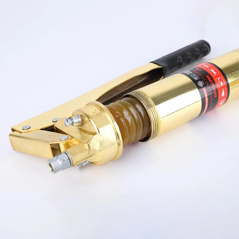 Factory direct Hand Grease Gun 900CC High Pressure Heavy Duty Lever Manual Grease Pump Oil Filling Gun special repair
