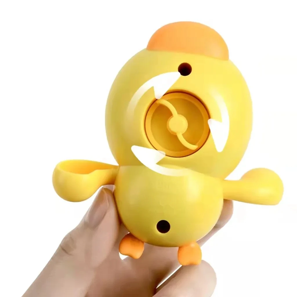 Duck Design Swimming Baby Shower Toys Eco-Friendly Plastic Bath Toy
