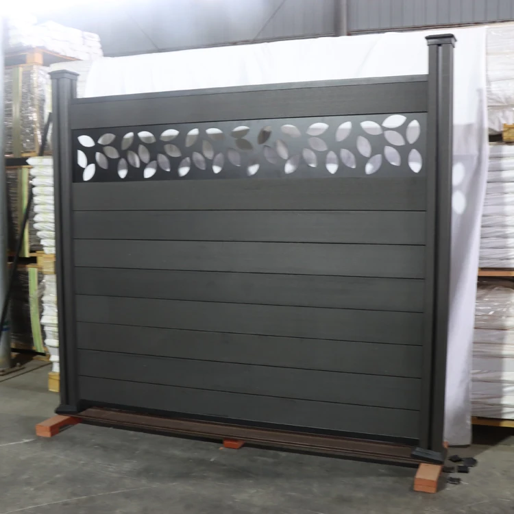 SONSILL UTO waterproof moisture proof  wpc high quality fence wood wpc fence wooden wpc compound fence