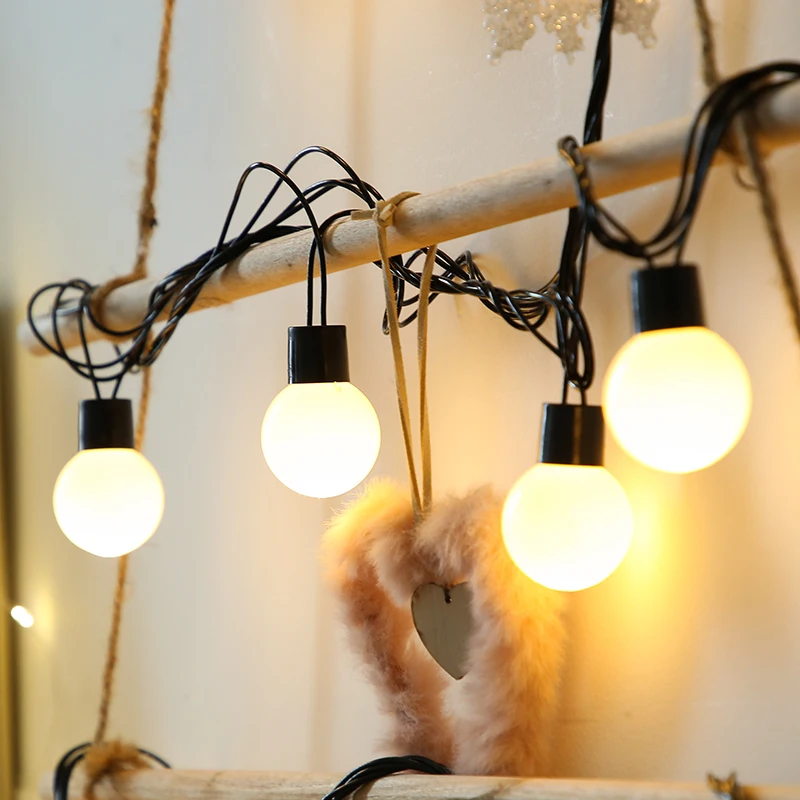 LED 5cm ball light string star lights fairy Christmas room wedding holiday decorations light