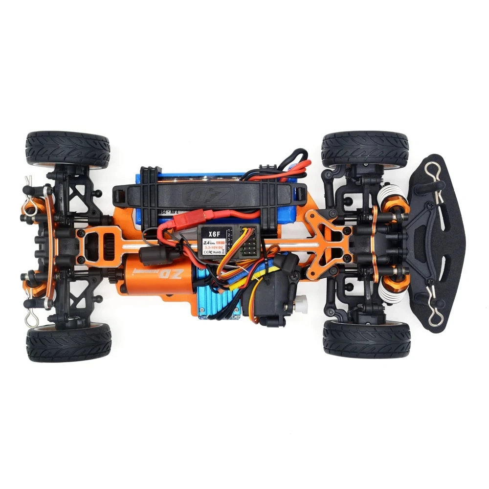 ZD Racing EX16 01 RTR 1/16 2 4G 4WD Быстрый бесщеточный Радиоуправляемый автомобиль раллийный на дороге дрифтовый грузовик