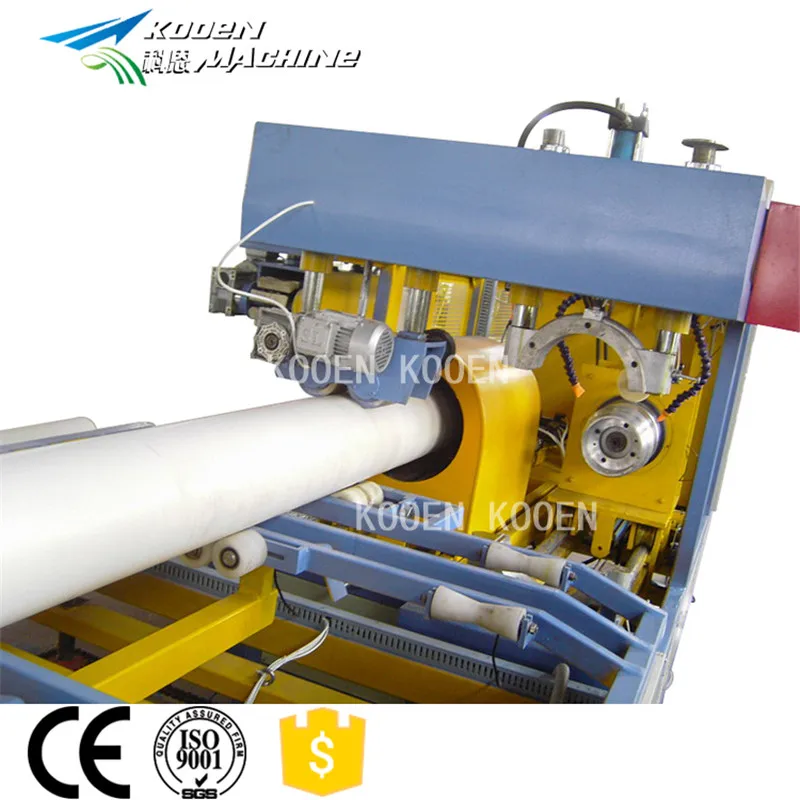 63-160 pvc pipe production line water supply pvc tube belling machine