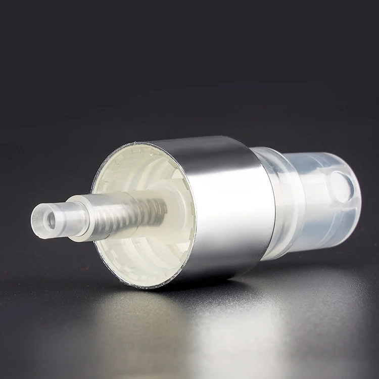 
13mm 15mm 18mm ribbed smooth perfume bottle crimp pump sprayer with collar and cap 