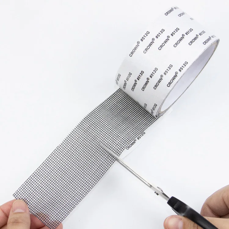 Self-Adhesive PVC Damage Screen Tape 5m Window Screen Repair Mesh Patch Mending Kit for Window Screen Repair