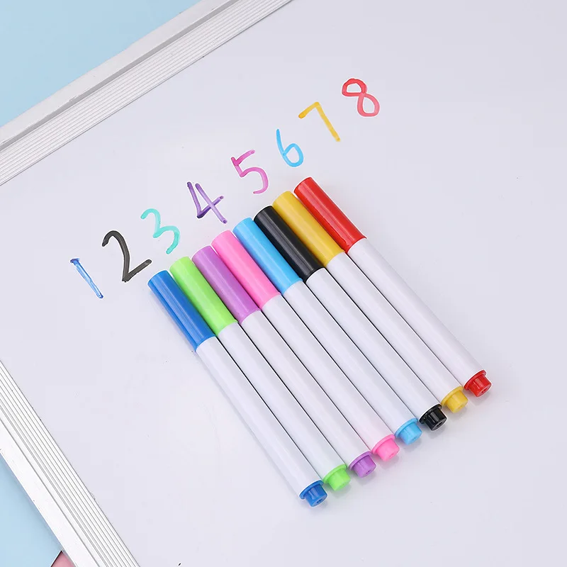 non-toxic extra fine whiteboard marker pen dry erase multiple colors mini white board markers for school and office