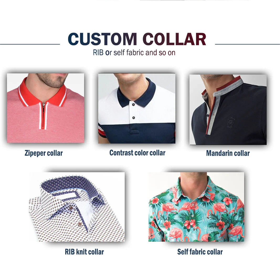 Customized Embroidery Logo Moisture Wicking Cotton Polyester Mens Uniform 3 Buttons Stripe Polo Shirt