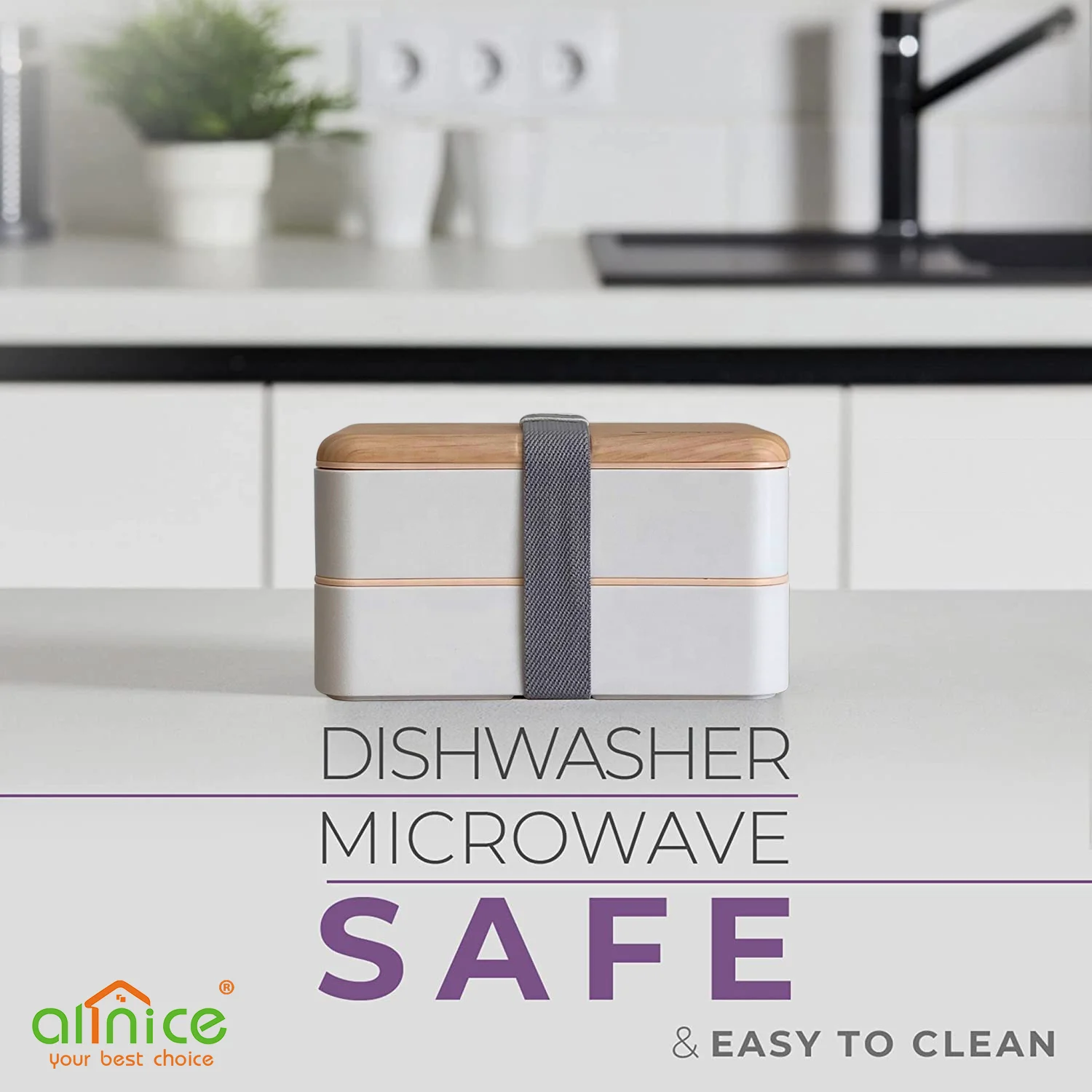 Japanese Double Layered Plastic Split Box Bento Box Lunch Box Set Stainless Steel With Bag And Bottle