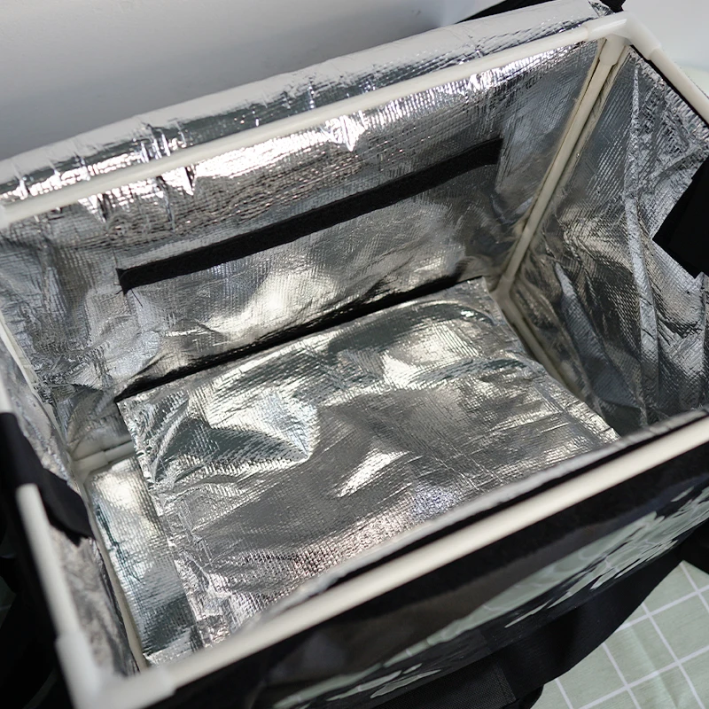 New Arrival Large Self Sealing Thermal Food Delivery Cooler Bag Backpack with Logo