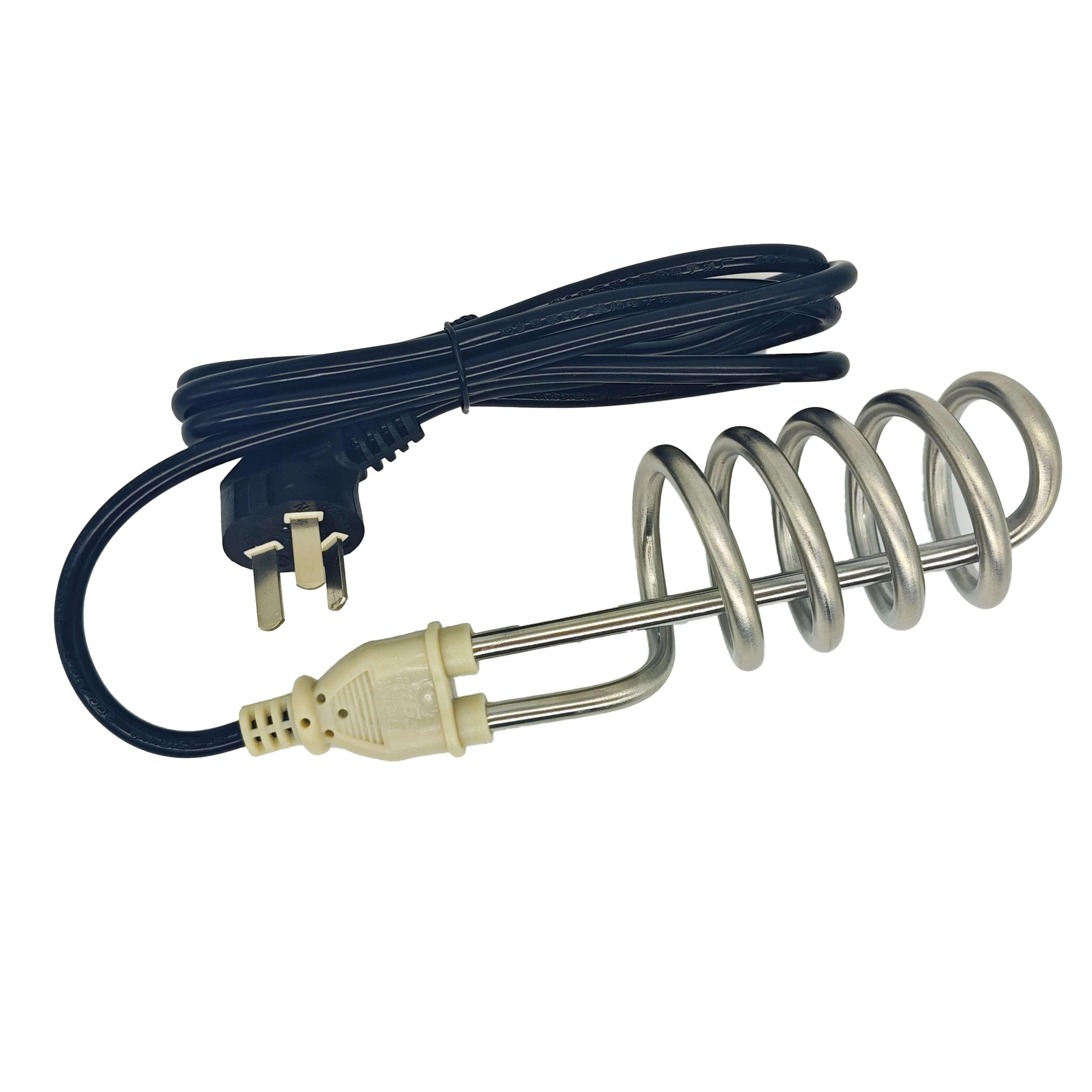 Spiral immersion electric heater 2500W safety hot water heating tube