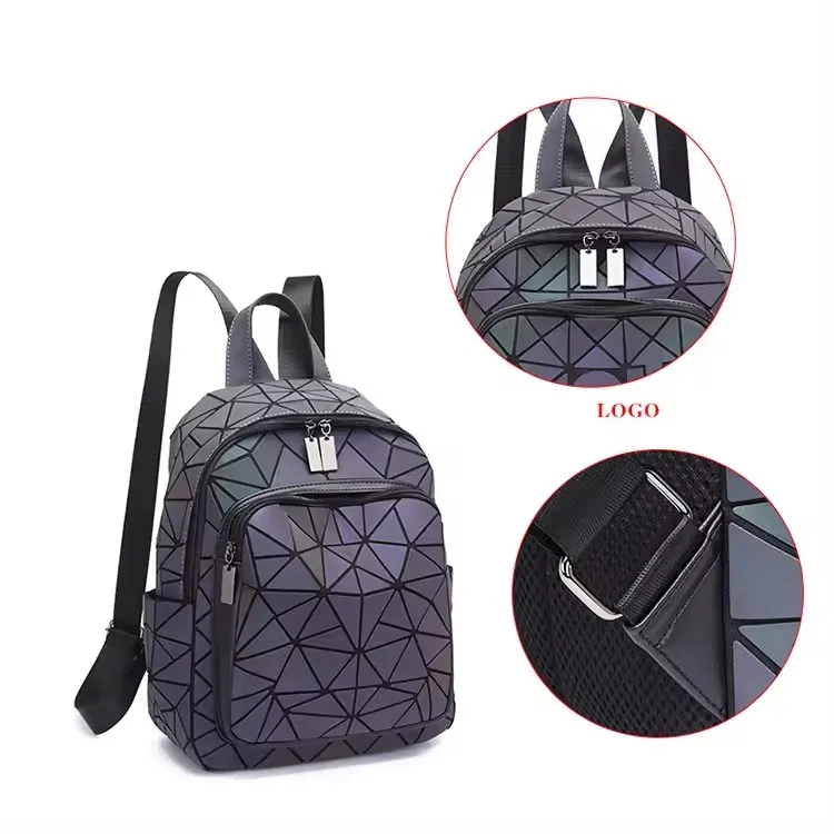 2024 New backpack anti-theft luminous Lightweight and large capacity Waterproof backpack Fashion backpack for women
