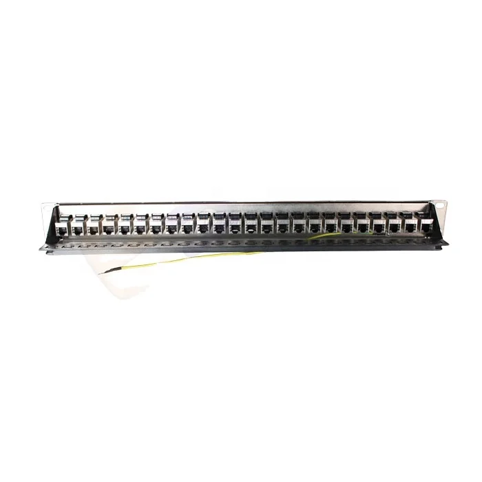 19' 1U FTP CAT6 24 Ports RJ45-RJ45 Jacks Fiber Patch Panels