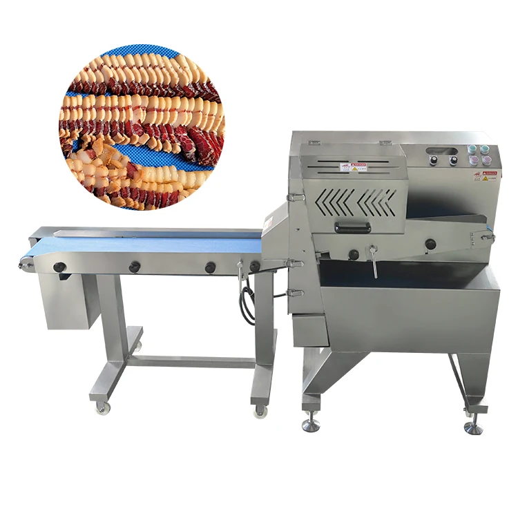 Industrial Ham Slicer Cooked Salmon Fish Slicing Meat Slicer Machine