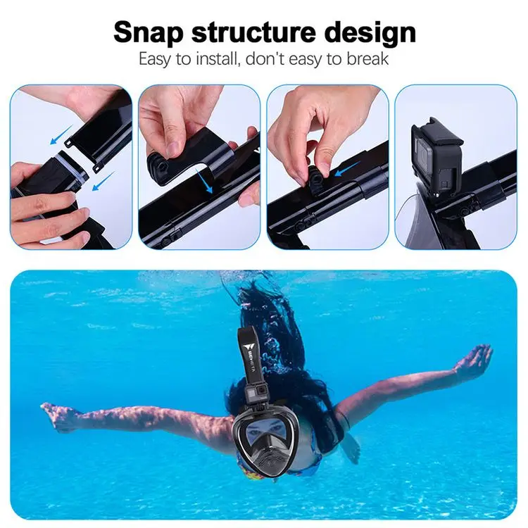 High Quality Diving Mask Full Face Snorkel Mask Anti Fog Adult Professional 180 View Diving Mask