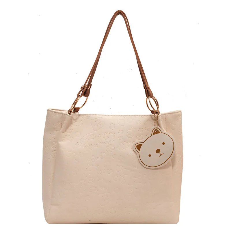 2022 Korean Simple Fashion Diagonal Bag Women New Large-capacity pu Tote Shoulder Bag