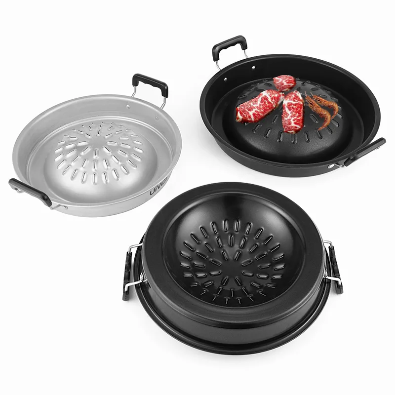 Тайская барбекю-гриль многофункциональная тарелка Shabu Hot Pot алюминиевый/lron тайский гриль для барбекю
