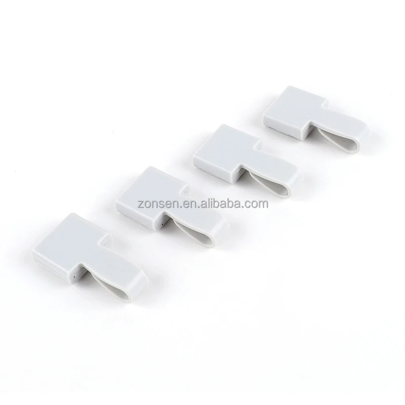 Wholesale 10mm 15mm 20mm White Plastic Neck Strap Clip Hook Buckle ID Card Lanyard Hanger Hooks Buckle