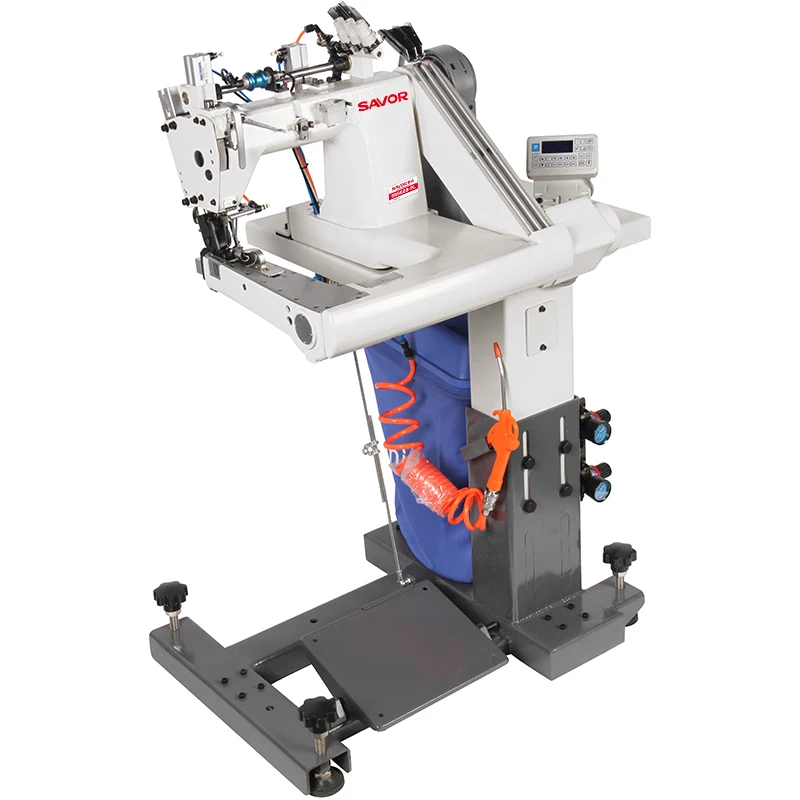SR9588-PL/CV Automatic feed-off-the-arm-sewing-machine 3 needle 6 thread Chainstitch sewing machine