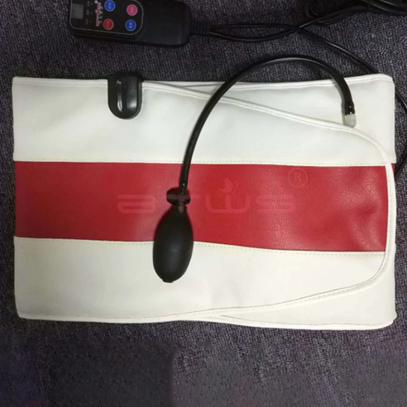 Far infrared Vibration slimming massage belt waist massage belt heating waistband with airbag for weight loss